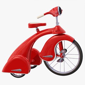 d retro tricycle model