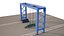 Location Scene Crane Load Container To Track