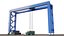 Location Scene Crane Load Container To Track