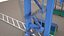 Location Scene Crane Load Container To Track
