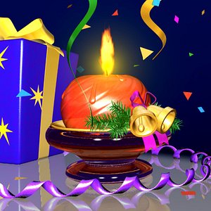 3ds max happy new year