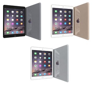 apple ipad mini 3 3d model