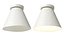 CB2 ceiling light flush mount Lani