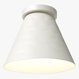 CB2 ceiling light flush mount Lani 3D model