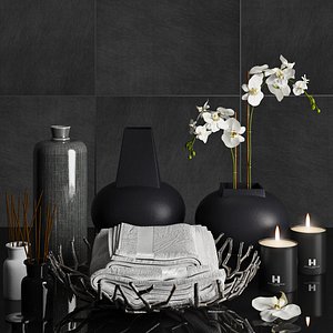 Bathroom decoration set by kelly Hoppen