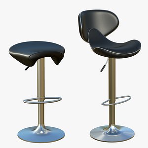 Dentist Stool Chair Realistic Leather 3D model