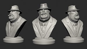 3D model mafia boss