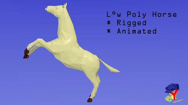 3D horse blender