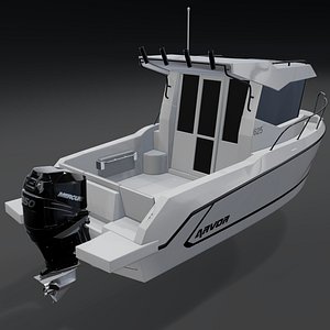3D Arvor 625 Sportsfish PILOTHOUSE Motor Yacht 3D model