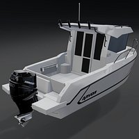 Arvor 625 Sportsfish PILOTHOUSE Motor Yacht 3D model