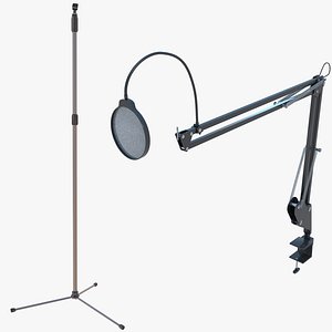 3D Microphone Stands