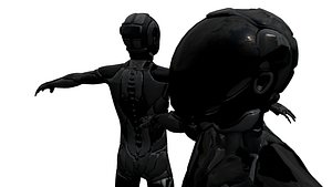sci-fi man