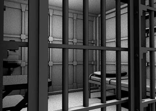 jail cell 3d model