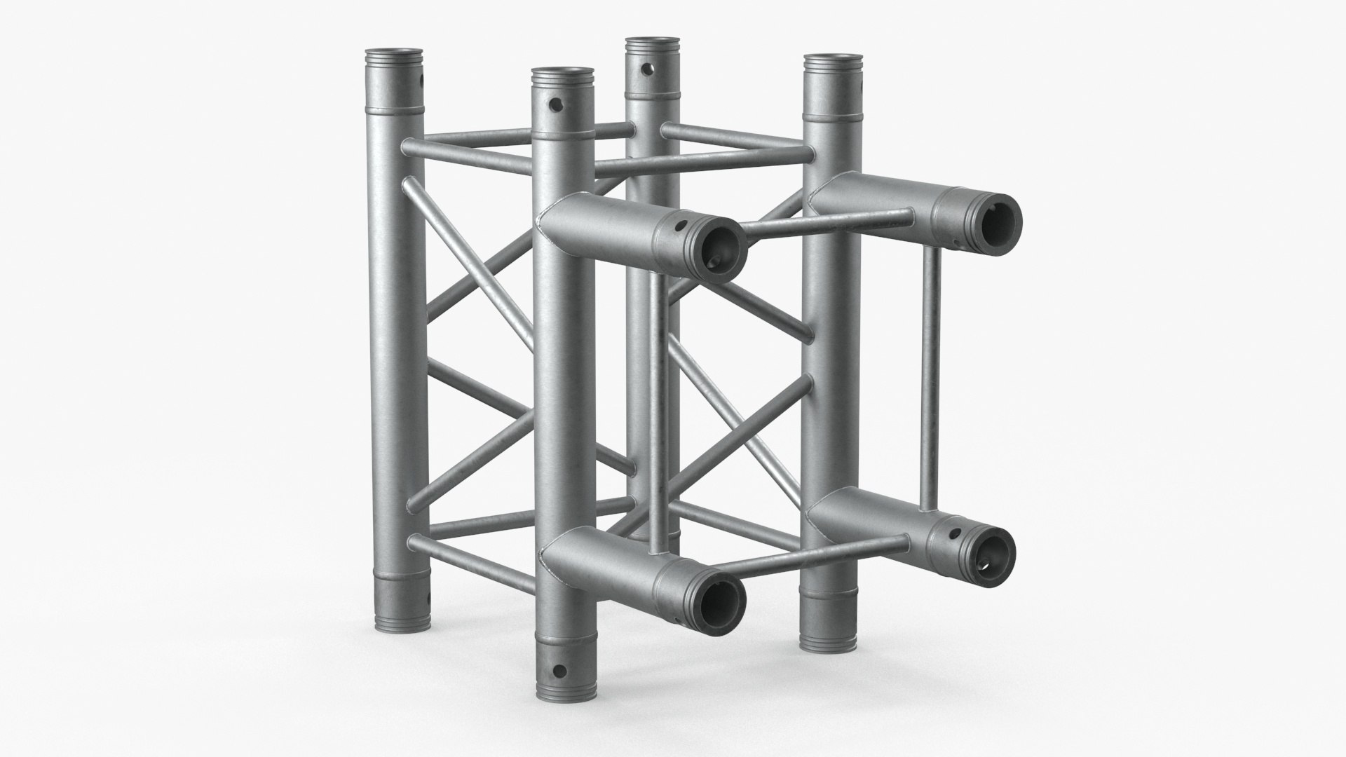 Industrial Square Truss Modular 3D model preview