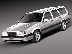 3d model wagon 1997 1991