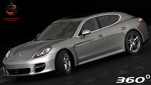 3ds max porsche panamera turbo 2010