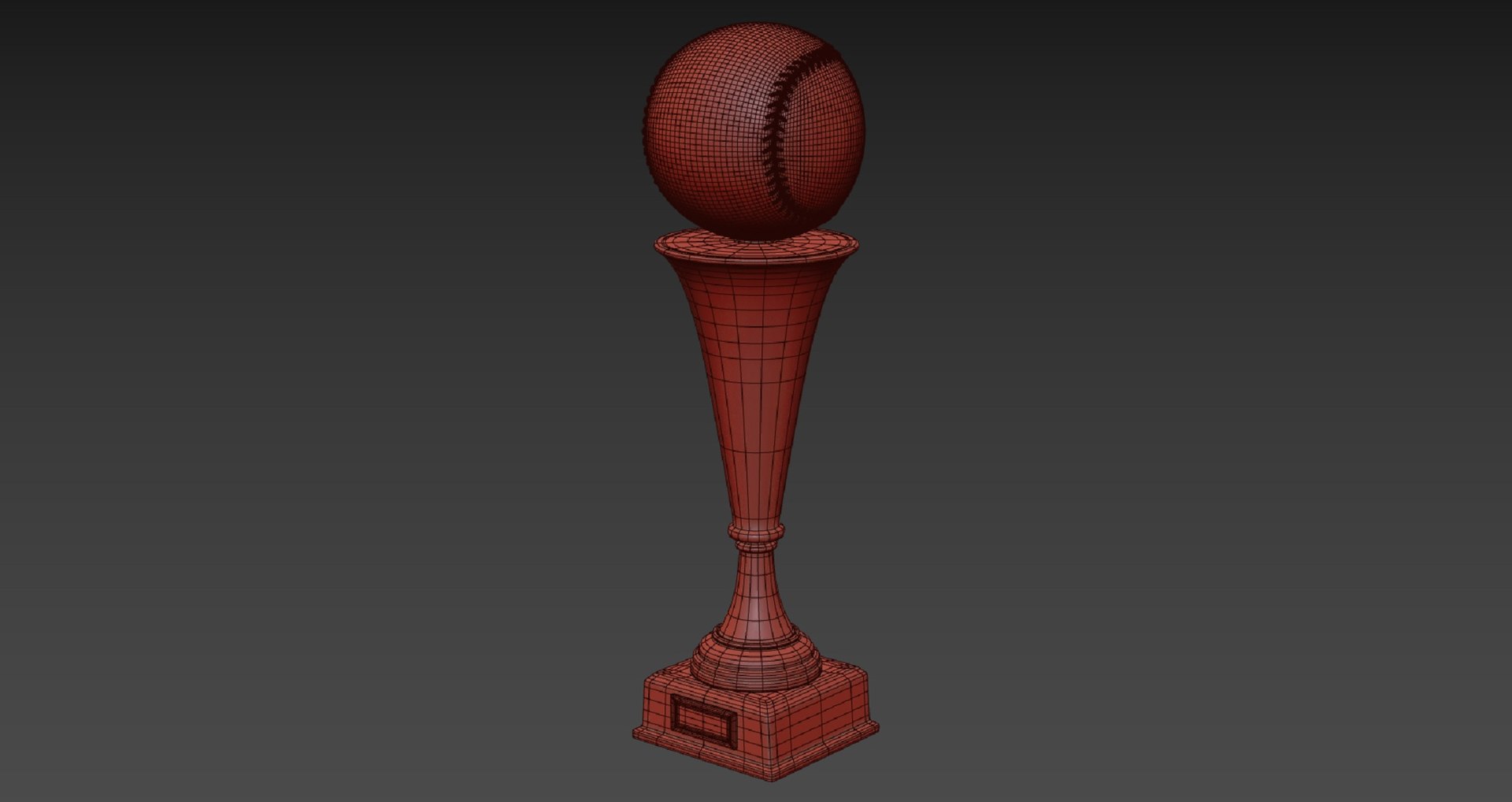 MLB Trophy - Major League Baseball - 3D model by MEDOMAI