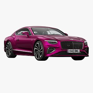 3D 2025 Bentley Continental GT Speed model