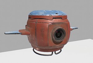 sci fi camera drone 3D model