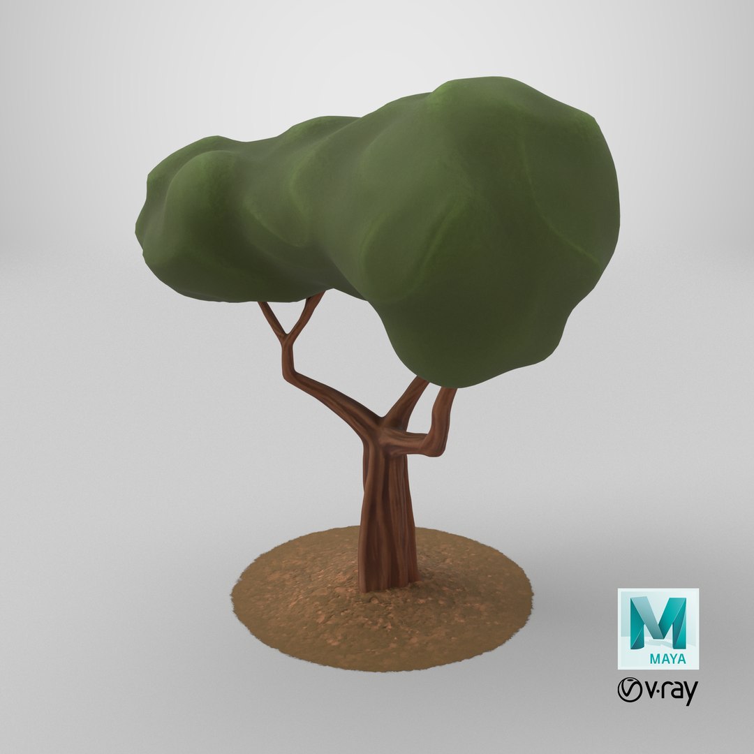 3D Stylized Tree V4 Model - TurboSquid 2037367