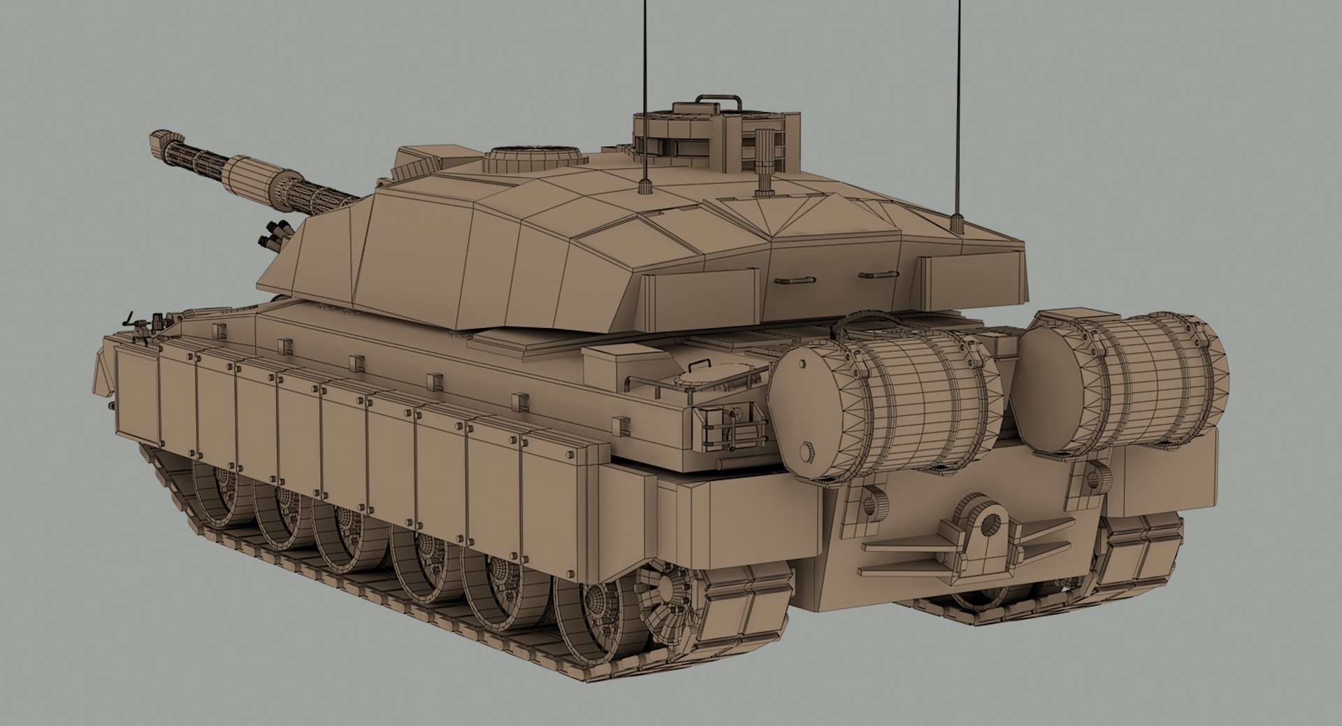 3d British Challenger 2 Mbt Model