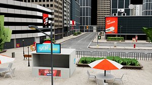 3D model Game Ready City 3D Model Environment