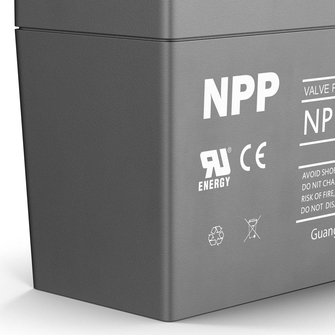 3ds Max 12 Volt Battery