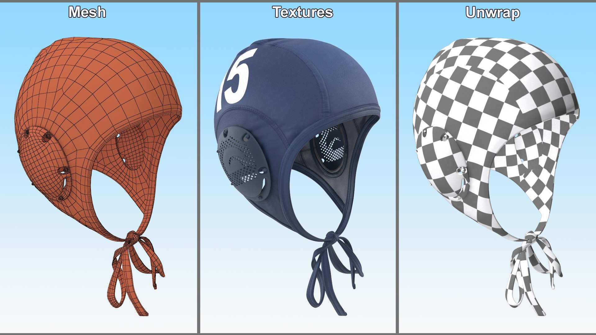 Water polo cap Blue 3D model https://p.turbosquid.com/ts-thumb/LK/xSgDTb/Vp/waterpolocapblue3dmodel009/jpg/1726434584/1920x1080/fit_q87/da1ca474b3f2f6ad35e9e04f67f071960c417f34/waterpolocapblue3dmodel009.jpg