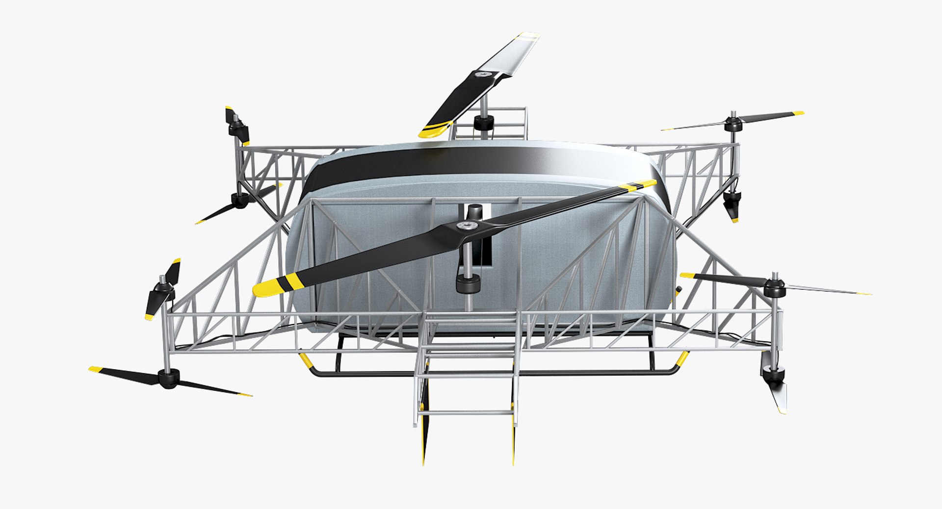Heavy Lift Drone Skyf 3D Model - TurboSquid 1254070