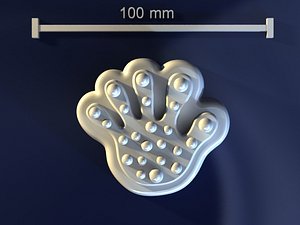 3d model mold hand