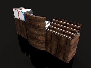 3d coffee stand