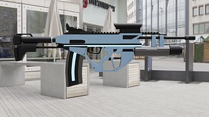 assult rifle 3D model