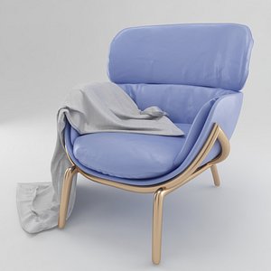 3D armchair modern model