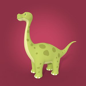 Cartoon Dinosaur - Brachiosaurus