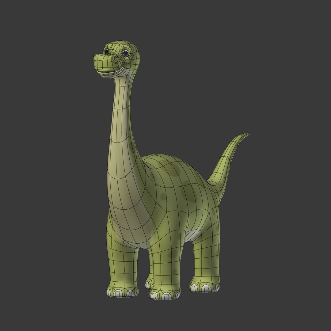 Toy Dinosaur 3D Model - TurboSquid 1246906
