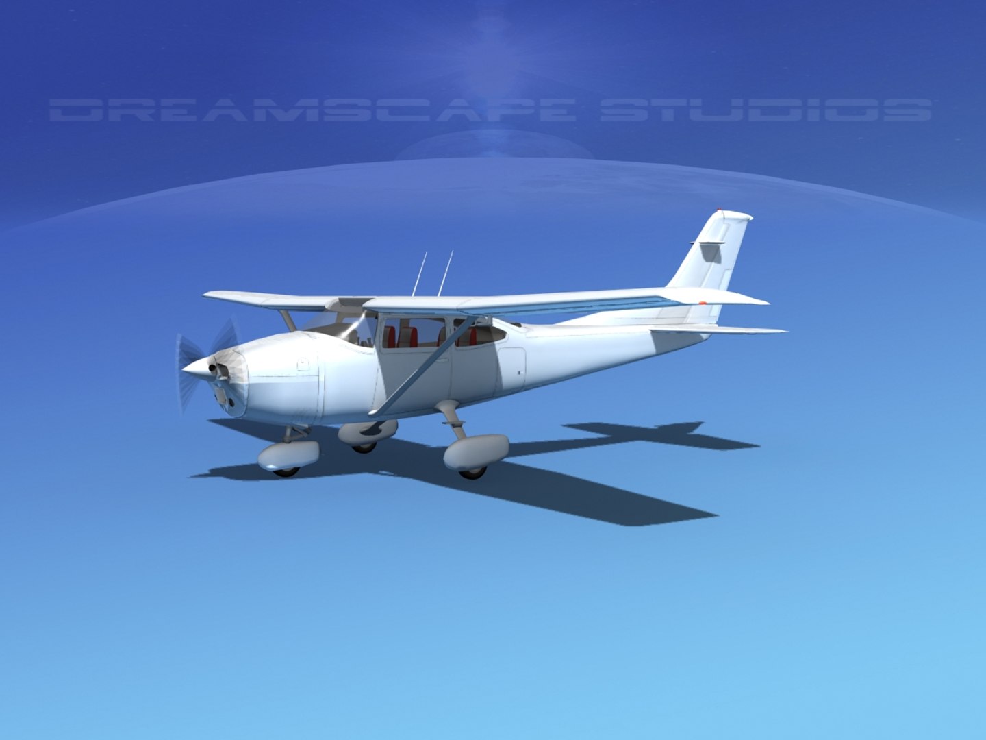 3d Skyline Cessna 182 Skylane Model