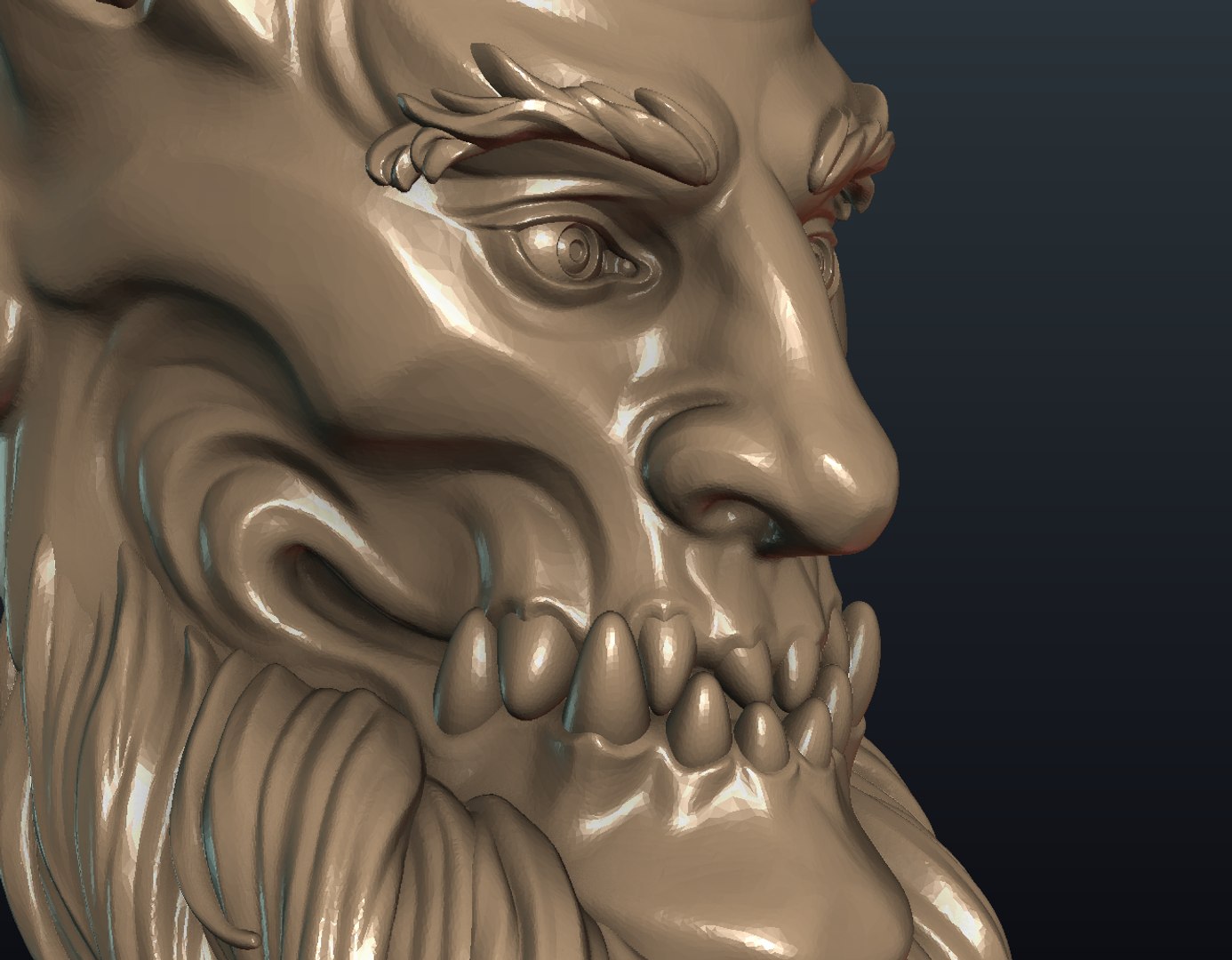 Demon Head 3D - TurboSquid 1430254