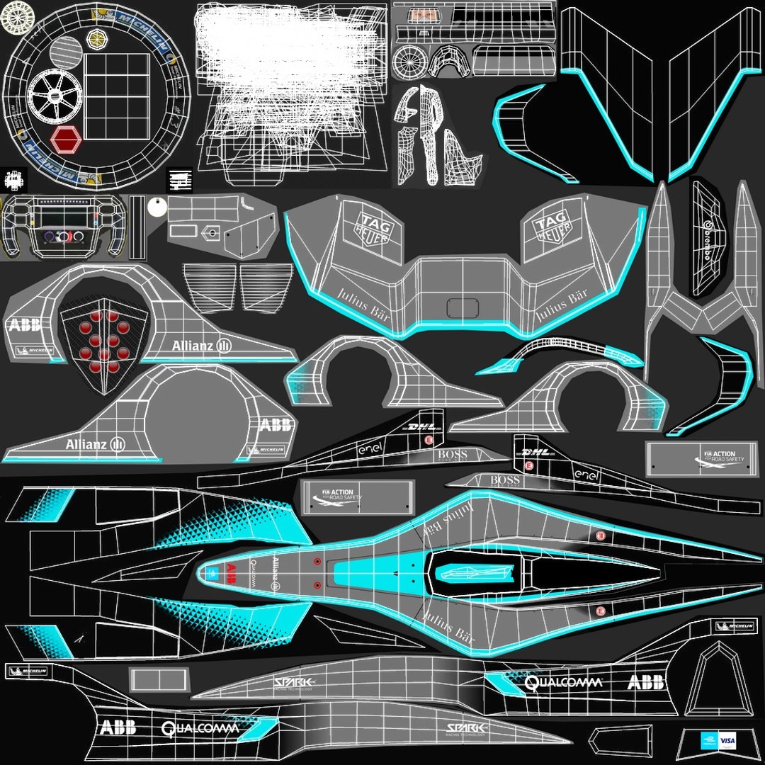 3D model formula e gen2 season - TurboSquid 1264079