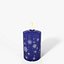 Candle with Tinsel
