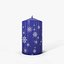 Candle with Tinsel