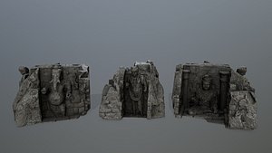buda temple 3D model