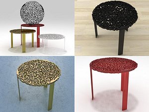 3D model t-table kartell