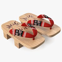 Light Geta Traditional Japanese Clogs