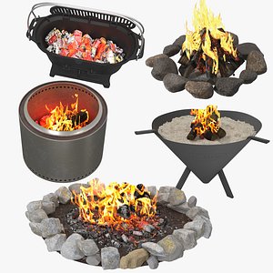 Fire Pits Collection 2 model