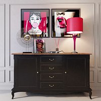 chest of drawers.  Leontina Black.