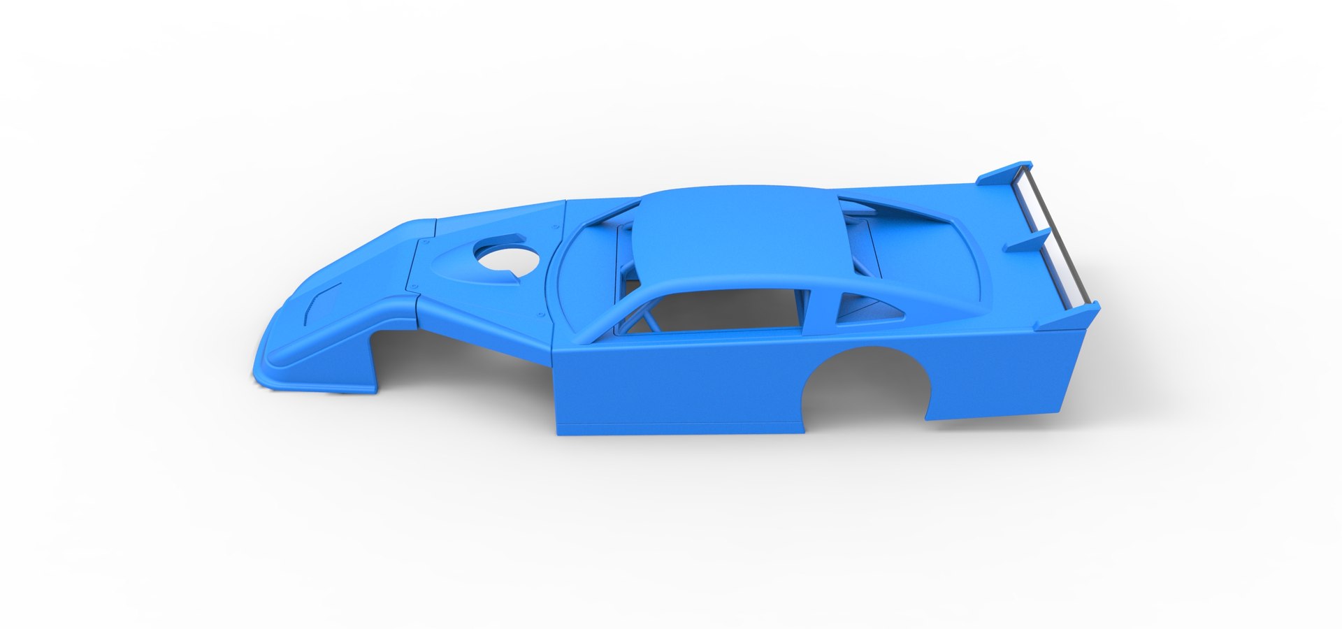 Shell Of Asphalt Modified Stock Car V3 Scale 1 To 25 3D Model ...