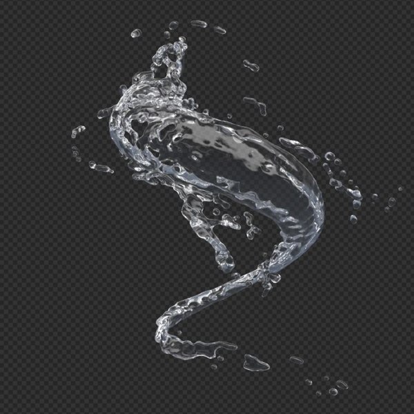 Water Splash 3d Model