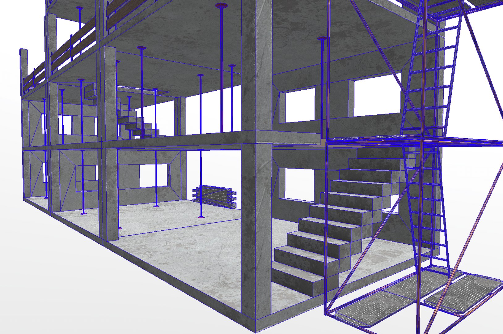 3D Construction Elements Modeled - TurboSquid 1391648