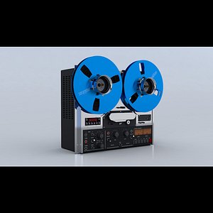 Reel-to-Reel Tape Recorder - Download Free 3D model by YJ_ (@YJ_)