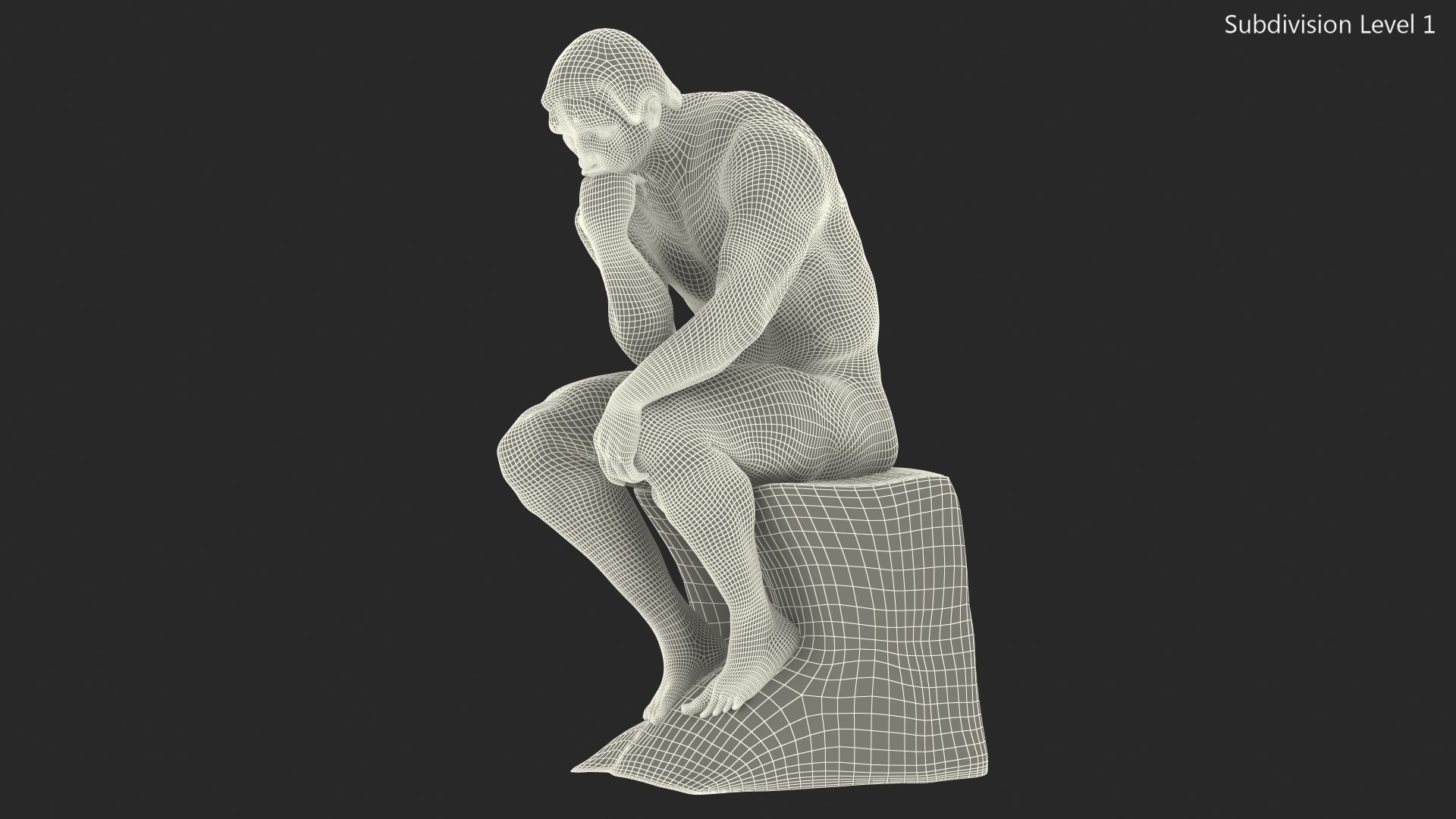 3D model The Thinker Statue Gypsum https://p.turbosquid.com/ts-thumb/LM/F0d6Gv/Lg/thethinkerstatuegypsum3dmodel018/jpg/1653429554/1920x1080/fit_q87/d2998e821283c716ef8b22565a984bf449d93b24/thethinkerstatuegypsum3dmodel018.jpg